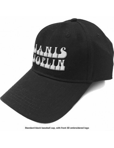 Janis Joplin: White Logo (Cappellino)