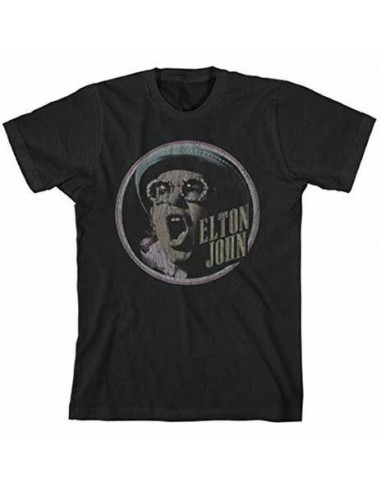 Elton John - Circle (T-Shirt Uomo Tg. 2XL)