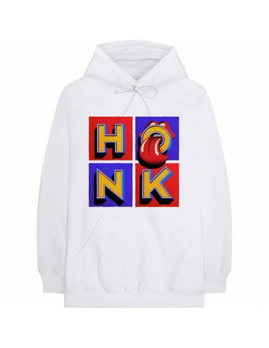 Rolling Stones (The): Honk Album White (Felpa Con Cappuccio Unisex Tg. M)