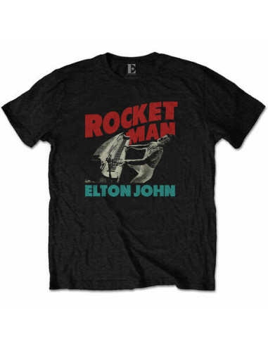 Elton John: Rocketman Piano (T-Shirt Unisex Tg. L)