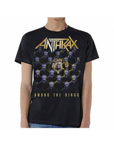 Anthrax: Among The Kings (Back Print) (T-Shirt Unisex Tg. S)