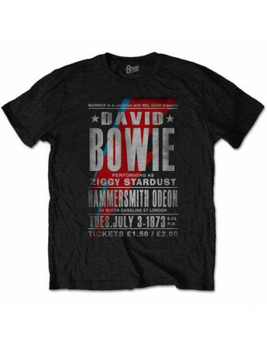 David Bowie: Hammersmith Odeon (T-Shirt Unisex Tg. S)