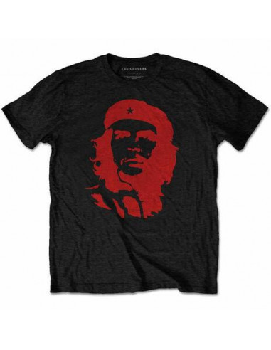 Che Guevara: Red On Black (T-Shirt Unisex Tg. M)