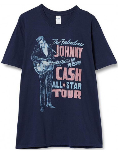 Johnny Cash: All Star Tour (Back Print) (T-Shirt Unisex Tg. L)