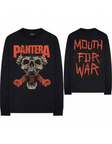 Pantera: Mouth For War (Back Print) (Maglia Manica Lunga Unisex Tg. S)