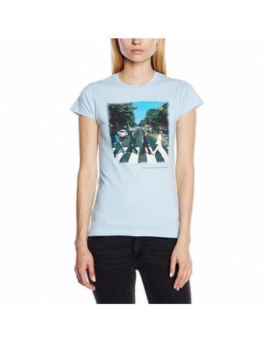 Beatles (The): Abbey Road (Back Print) (T-Shirt Donna Tg. 2XL)