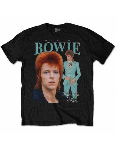 David Bowie: Life On Mars Homage (T-Shirt Unisex Tg. M)