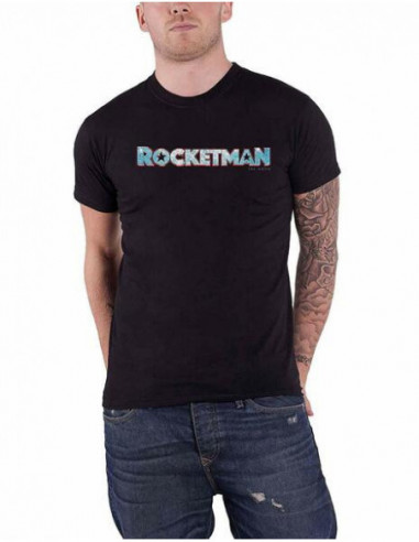 Elton John: Rocketman Movie Logo (T-Shirt Unisex Tg. XL)