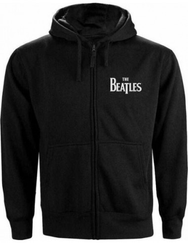 Beatles (The): Drop T Logo (Back Print) (Felpa Con Cappuccio Donna Tg. S)