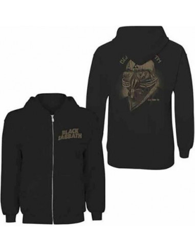 Black Sabbath: Tour 1978 Zipped (Back Print) (Felpa Con Cappuccio Donna Tg. S)