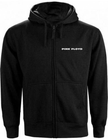 Pink Floyd: Circle Logo Zipped (Back Print) (Felpa Con Cappuccio Donna Tg. XS)