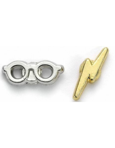 Harry Potter: Lightning Bolt & Glasses Stud Earrings (Orecchini)