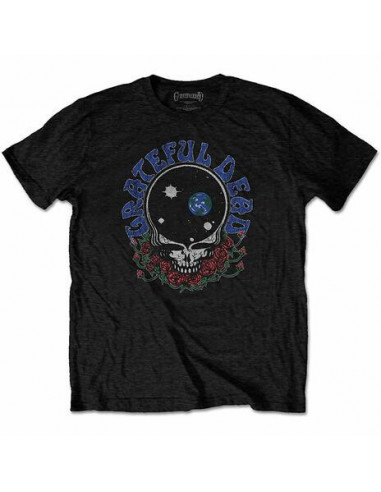 Grateful Dead: Space Your Face & Logo (T-Shirt Unisex Tg. L)