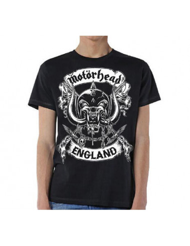 Motorhead: Crossed Swords England Crest (T-Shirt Unisex Tg. S)