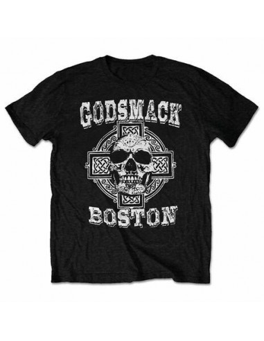 Godsmack Men's Tee: Boston Skull (Retail Pack) (Small)