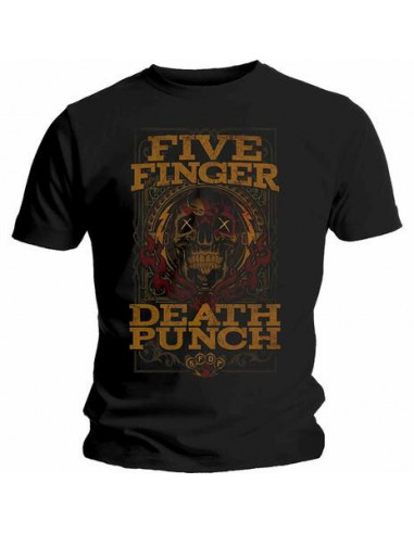 Five Finger Death Punch: Wanted (T-Shirt Unisex Tg. S)