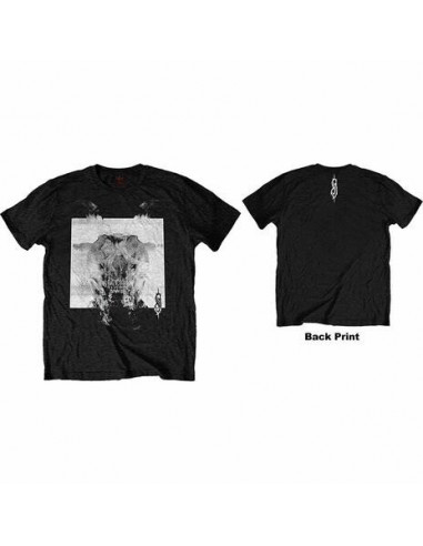 Slipknot - Black & White (Back Print) (T-Shirt Unisex Tg. S)