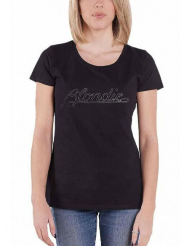 Blondie: Logo (Diamante) (T-Shirt Donna Tg. XL)