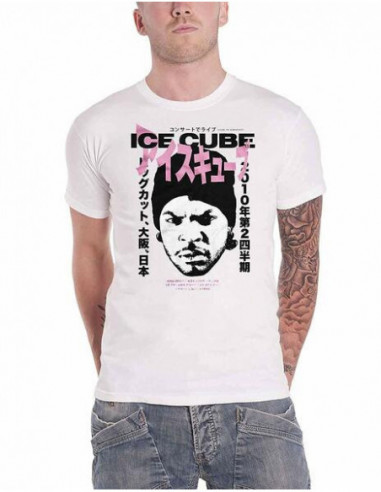 Ice Cube: Beanie Kanji (Back Print) (T-Shirt Unisex Tg. 2XL)