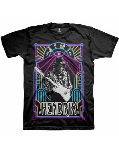 Jimi Hendrix: Electric Ladyland Neon (T-Shirt Unisex Tg. S)