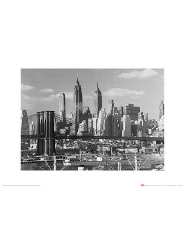 Time Life: Pyramid - Lower Manhattan Skyline 1948 (Stampa 30X40 Cm)