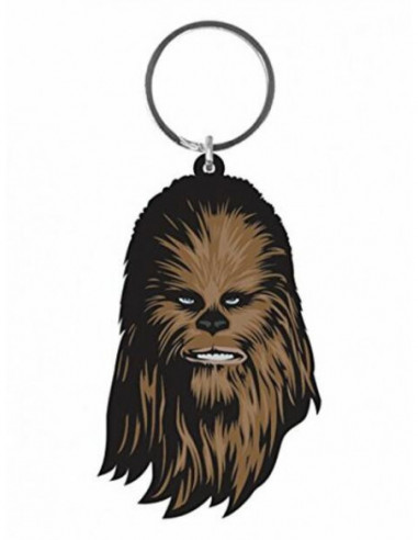 Star Wars: Chewbacca Rubber Rubber Keychain (Portachiavi Gomma)