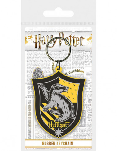 Harry Potter: Hufflepuff Rubber Keychain (Portachiavi)