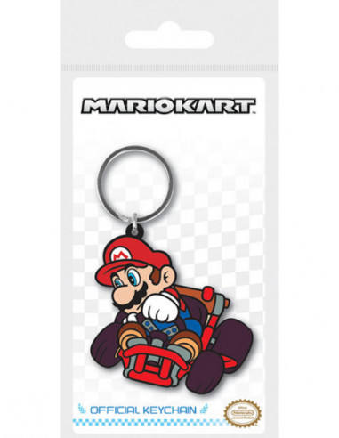 Nintendo: Super Mario - Mario Drift Rubber Keychain (Portachiavi Gomma)