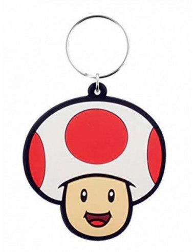 Nintendo: Super Mario - Toad Rubber Keychain (Portachiavi)