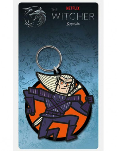 Witcher (The): Design 2 Rubber Keychain (Portachiavi Gomma)