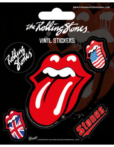 Rolling Stones (The): Tongue (Vinyl Stickers Pack)