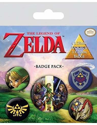 Nintendo: The Legend Of Zelda (Pin Badge Pack)