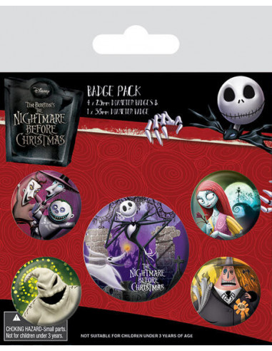 Disney: Nightmare Before Christmas - Characters (Pin Badge Pack)