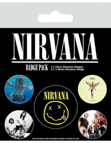 Nirvana: Iconic (Pin Badge Pack)