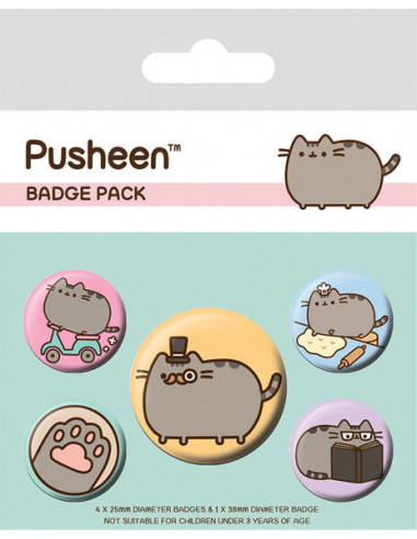 Pusheen: Fancy (Pin Badge Pack)