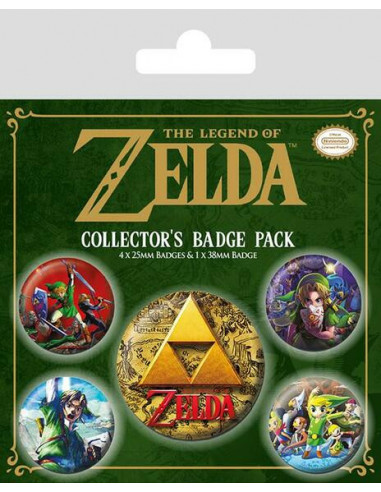 Nintendo: The Legend Of Zelda - Classics (Pin Badge Pack)