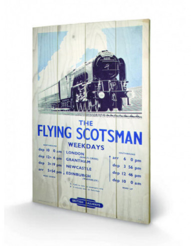 The Flying Scotsman - 2 (Stampa Su Legno 59X40Cm)