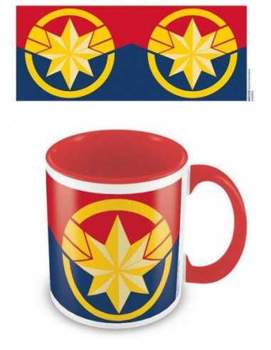 Marvel: Captain Marvel - Emblem -Coloured Inner Mug- (Tazza)