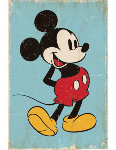 Disney: Pyramid - Mickey Mouse - Retro (Poster Maxi 61X91,5 Cm)