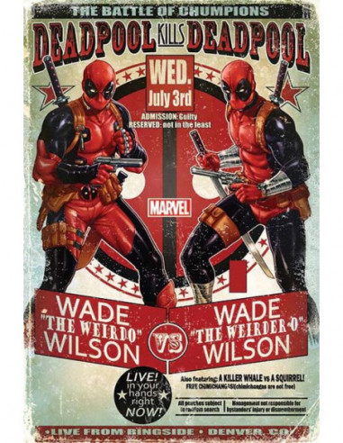 Marvel: Pyramid - Deadpool - Wade Vs Wade (Poster Maxi 61X91,5 Cm)