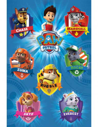 Paw Patrol: Pyramid - Crests (Poster Maxi 61X91,5 Cm)