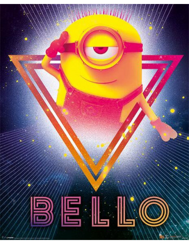 Minions: Despicable Me 3 - 80's Bello (Poster Mini 50x40cm)