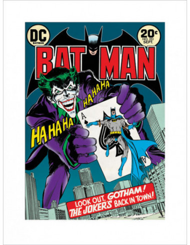 Dc Comics: Pyramid - Joker - Back In Town (Stampa 80X60 Cm)