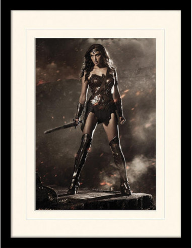 Dc Comics: Batman V Superman - Wonder Woman (Stampa In Cornice 30X40 Cm)