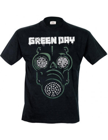 Green Day: Green Mask (T-Shirt Unisex Tg. M)