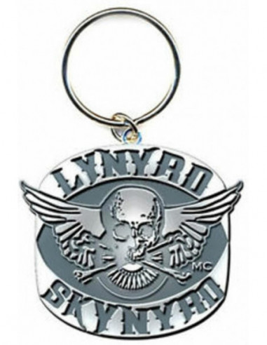 Lynyrd Skynyrd: Biker Patch Logo (Portachiavi Metallo)