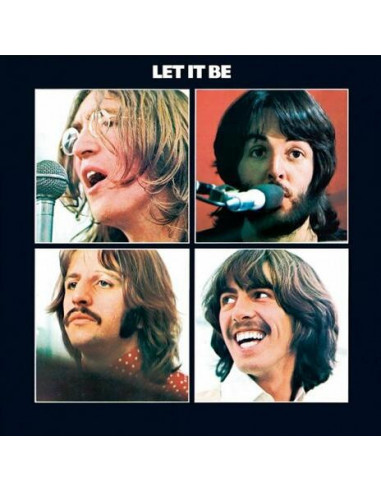 Beatles (The): Let It Be (Targa Acciaio da Muro)