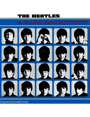 Beatles (The): Hard Days Night (Targa Acciaio da Muro)