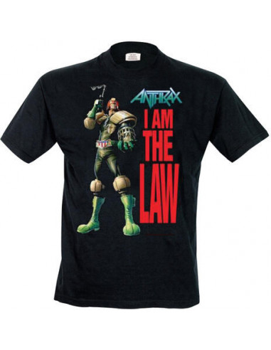 Anthrax: I Am The Law (T-Shirt Unisex Tg. S)