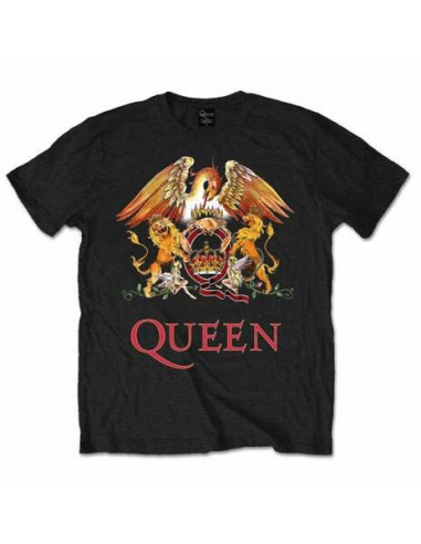 Queen: Classic Crest (T-Shirt Unisex Tg. M)